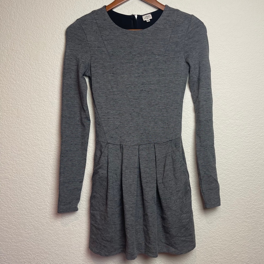 Aritzia Wilfred pleated Tartine mini dress